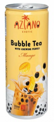 Чай молочный Aziano Babble Tea (со вкусом манго и жевательными шариками из конжака) 250мл