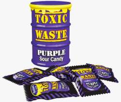 Леденцы Toxic Waste Tub Purple 42гр